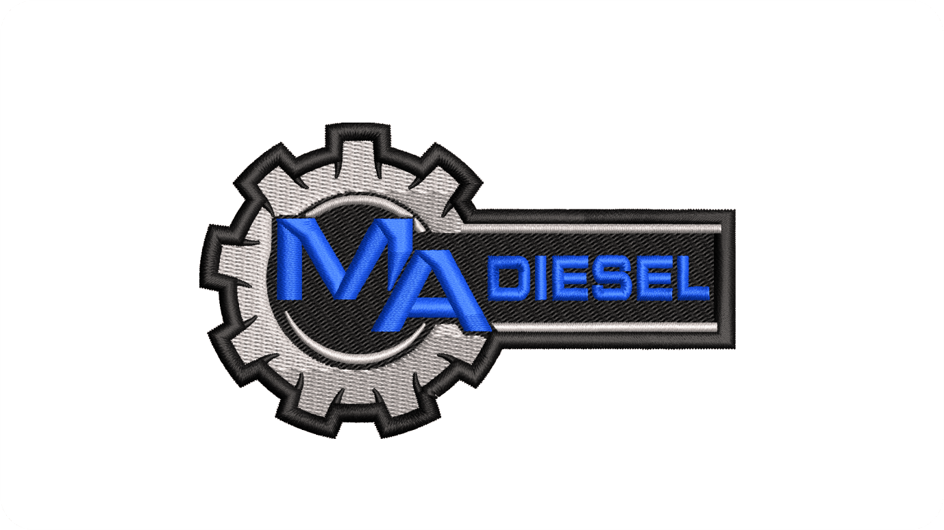 Embroidery digitizing sample